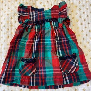 Holiday plaid dress